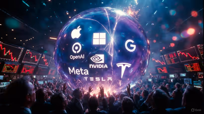 AI Tech Boom Experts Warn of Dot Com Style Bubble Risk