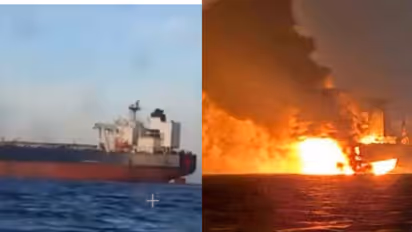 Drone Attack on Russias Shadow Fleet Tankers in Black Sea Ukraine Responsibility