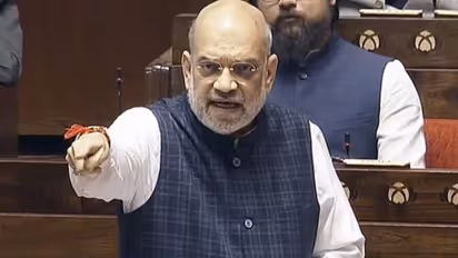 amit shah slams congress in parliament first vote theft happened in nehru era