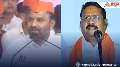 Santosh Lad Tries to Counter Yatnal on Shivaji History Faces Jai Shri Ram slogan