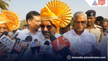 Minister Santosh Lad attended the Maratha Mahamelav event chikkodi belagavi