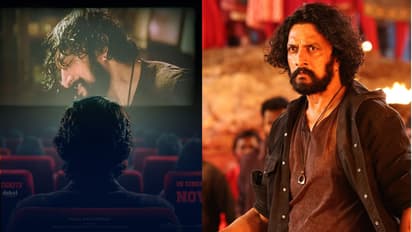 Kichcha Sudeep watches Mark with fans in Mysore after success