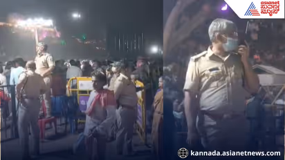 Koppal SP Manages gavisiddeshwara jatre crowds signs files on field