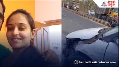 Bagalkote Tragedy Engineer s Wife Killed as Creta Car Hits Divider and Flips Over