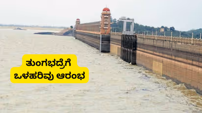 water level inTungabhadra Reservoir?