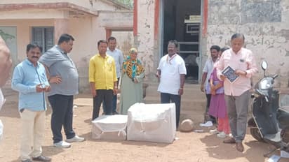 fifty thousands Iron tablets found in a toilet guruguna govt school raichur