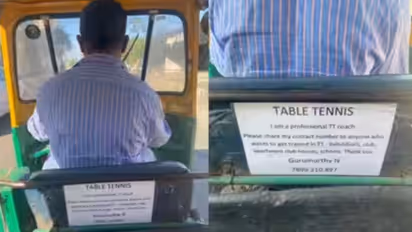 Bengaluru auto driver table tennis coach gurumurthy inspiring story