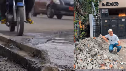 Bengaluru Indiranagar footpath condition