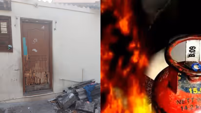 cylinder explosion Nayandahalli Bengaluru