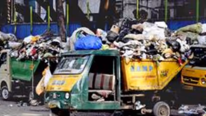 no vehicle come to collect garbage
