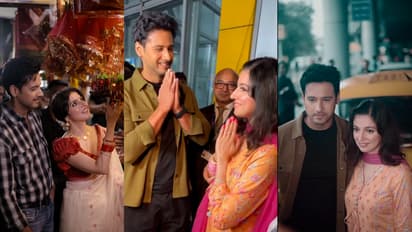 Yash Dasgupta went to Kalighat with Bollywood actress Divya Khosla 