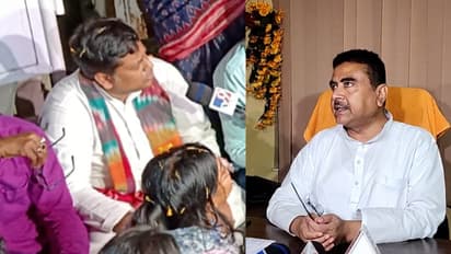 Suvendu Adhikari targets Mamata for arresting Sukanta Majumder in Sandeshkhali bsm