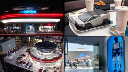 Tesla Opens First Diner in LA with Robot Servers and Drive-in Movies