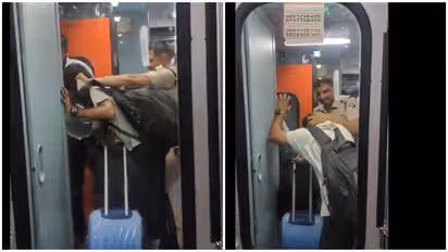 Constable Slaps, Tries To Push Passenger Out of Train