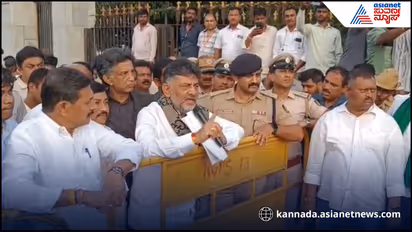 DK shivakumar on farmer