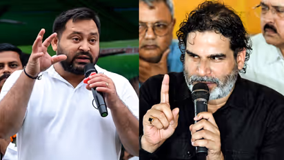 Tejashwi Yadav and Prashant Kishor
