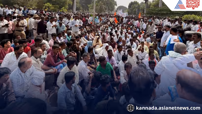 Chamarajanagar nayak community massive protest over buddha statue vandalism case