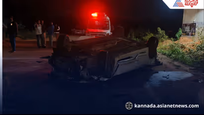 Four youths killed in car crash Chennai to Bengaluru highway kolar