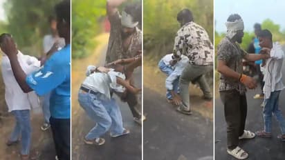 UP Crime Sultanpur Assault Video Row Two Youths Beaten Forced to Chant Religious Slogans