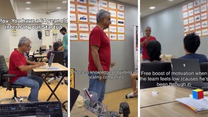 Bright Side Stories from Mumbai Startup Hires 64 Year Old Intern Viral Video Wins Hearts Online