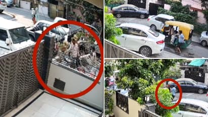 Punjab viral theft video Mohali thieves enter house steal AC outdoor unit after empty handed search