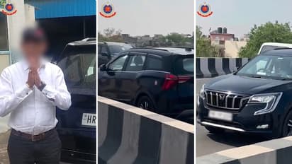 Delhi Police Shares Video of XUV700 Driver Apologising After Wrong-Side Driving on Vikas Puri Flyover