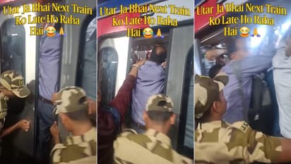 Viral Train Video Sparks Sympathy as Man Tries Everything to Avoid Missing Packed Train