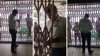 Viral video of bank manager locking staff inside branch sparks outrage online
