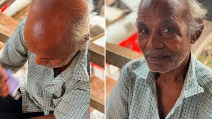 Young woman officegoer gives 100 to elderly man charging 5 for weight check his response wins hearts