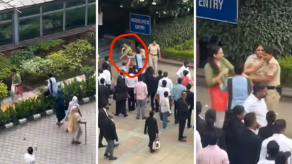 Delhi Saket Court Viral Video