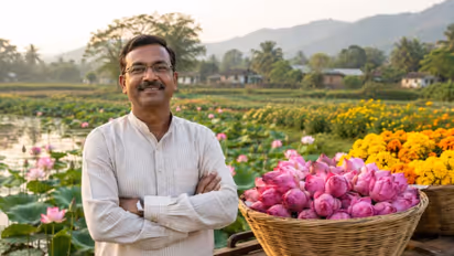 man quits l t job to chase his dream builds flower business worth rs 65