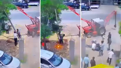 Maharashtra Electrocution Video Beed Man Dies Due To Electric Shock During Transformer Work