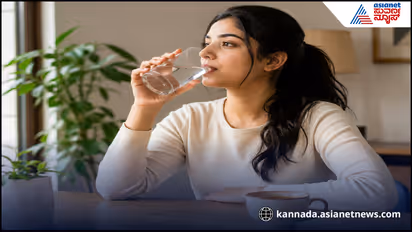 Drinking water after tea