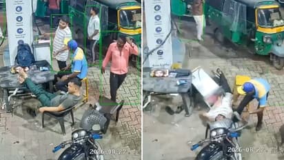 Jamshedpur CNG station viral video CNG Hose Snaps and Nozzle Fatally Strikes Worker in Jharkhand