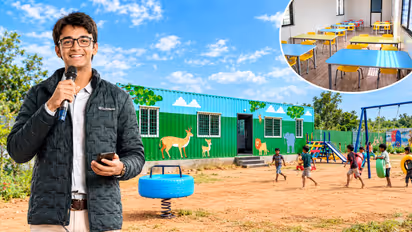 bengaluru shipping container school migrant workers children