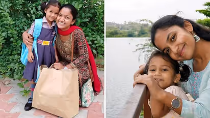 24-year-old Mohana with her 5-year-old daughter Deeksha