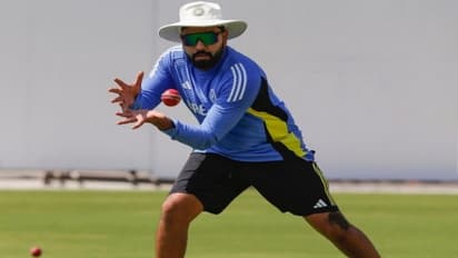 Rohit Sharma during practice (Photo: Instagram/@rohitsharma45)