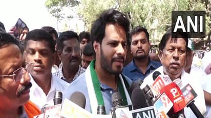 JD(S) leader Nikhil Kumaraswamy. (Photo/ANI)