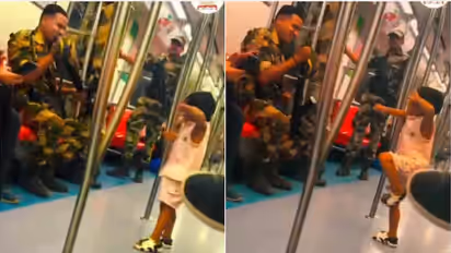 Little Girl’s Surprise Salute to CISF Jawan