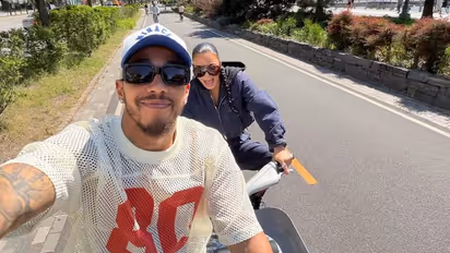 Kim Kardashian and Lewis Hamilton