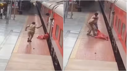 Maharashtra RPF Officer Saves Woman From Moving Train's Gap, Repeats Rescue Feat In Just 7 Days