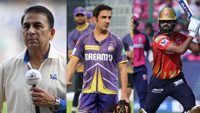 Sunil Gavaskar, Gautam Gambhir, and Shreyas Iyer