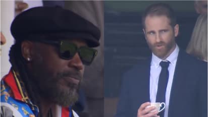 Chris Gayle and Kane Williamson
