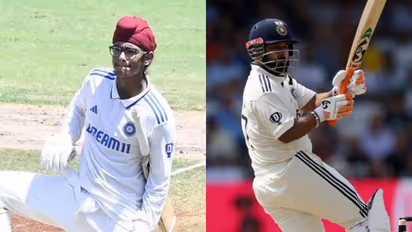 Harvansh Singh Pangalia and Rishabh Pant