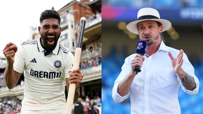 Mohammed Siraj and Dale Steyn