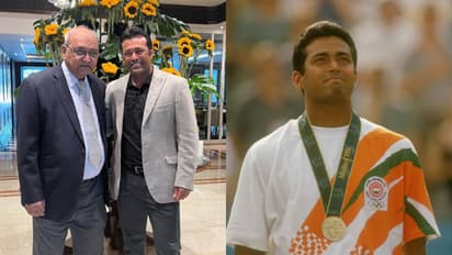 Vece Paes and his son Leander Paes