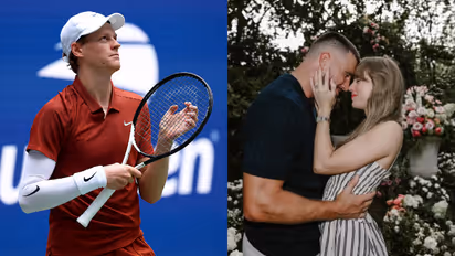Jannik Sinner and Taylor Swift and Travis Kelce's engagement