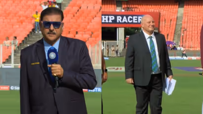 Ravi Shastri and Andy Pycroft