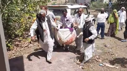 woman trapped in thresher machine and death on dangerous