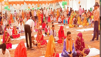 Unique mass marriage in Rajasthan 2100 the bride and groom will take seven rounds